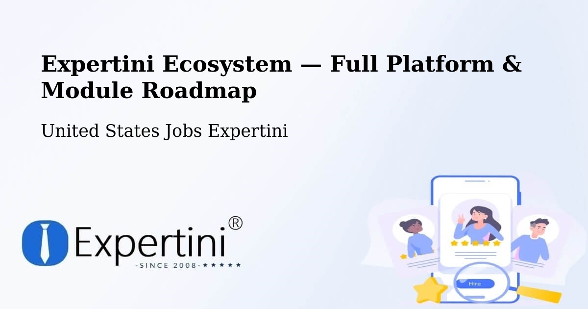Expertini Ecosystem — Full Platform & Module Roadmap – Hilliard